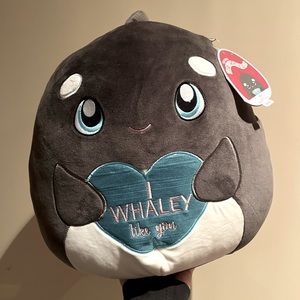 12” Walmart Valentines Kai Squishmallow!❤️🖤